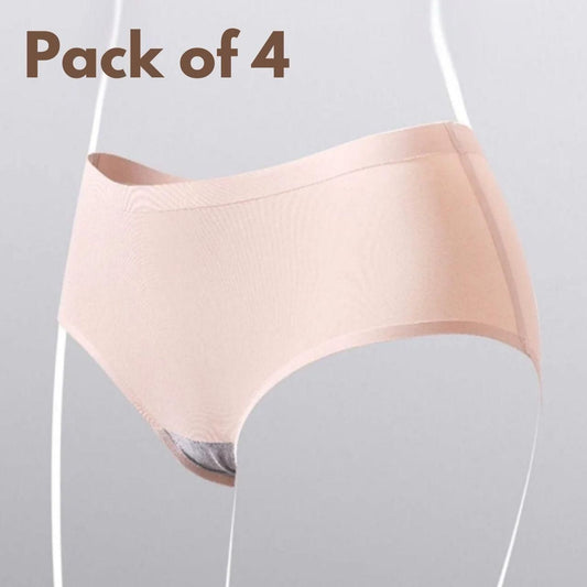 Womens Leak Proof Panties Personal Care (Pack of 4)