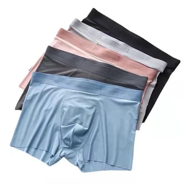 Men's  Ice Silk Briefs Boxers (Pack of 5)